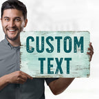 Custom Sign, Custom Street Sign, 11 Font Colors, 13 Font Styles, 4 Hole Options - Image 2