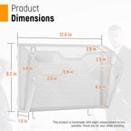 Docnest 2 Tier Mesh Wall File Holders - Image 2