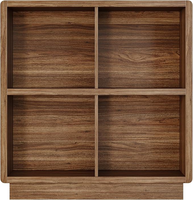 ChooChoo 4 Cube Storage Organizer, Wooden Bookcase - Image 9