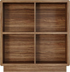 ChooChoo 4 Cube Storage Organizer, Wooden Bookcase - Image 9