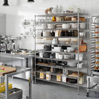 Regal Altair 24" Deep x 60" Wide x 86" Height Wire Shelving Kit | 10-Tier | NSF - Image 7