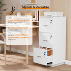 VINGLI 3 Drawer File Cabinet - Image 6