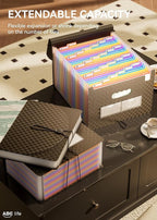 ABC life 26 Pockets Accordion File Organizer, Expanding File Folders, Portable - Image 3