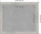 Amanti Art Silver Framed Magnetic Board 19x23 Small Vision Board - Image 4