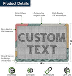 Custom Sign, Custom Street Sign, 11 Font Colors, 13 Font Styles, 4 Hole Options - Image 6