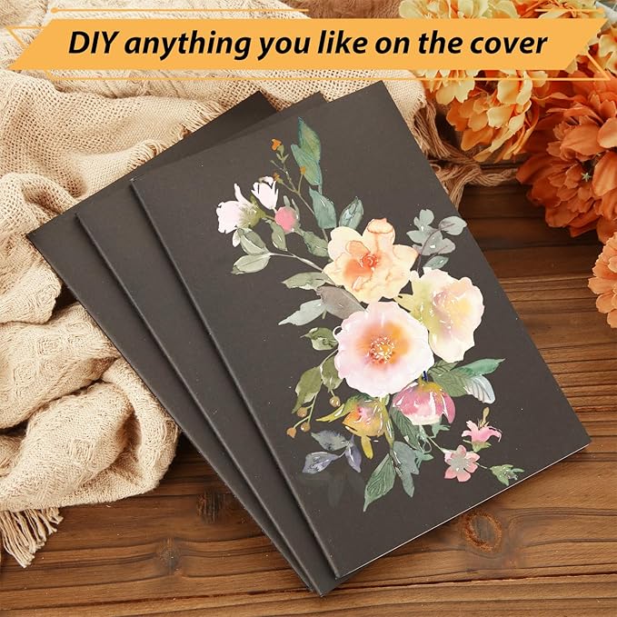 MIVIDE 50 Pack A5 Kraft Notebooks, Lined Travel Notebooks - Image 5