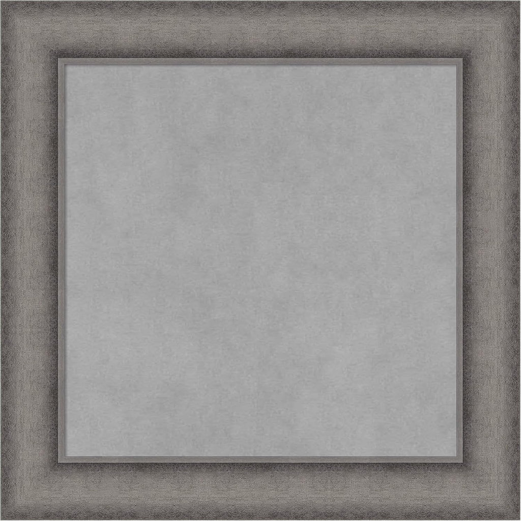 Amanti Art Grey Framed Magnetic Board 20x20 Small Vision Board