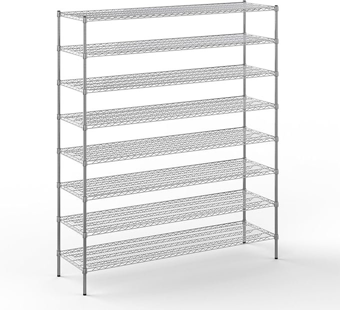 Regal Altair 21" Deep x 72" Wide x 86" Height Wire Shelving Kit | 8-Tier | NSF by Regal+Altair