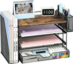 opnice desk organizers and accessories, 4-tier desktop file, main product view