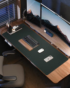 Leather Desk Pad Protector, Office Desk Mat, Large Mouse Pad, Non-Slip Desk - Image 6