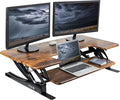 VIVO 42 inch Height Adjustable Stand Up Desk Converter, V Series, Quick Sit to by VIVO