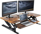 VIVO 42 inch Height Adjustable Stand Up Desk Converter, V Series, Quick Sit to by VIVO