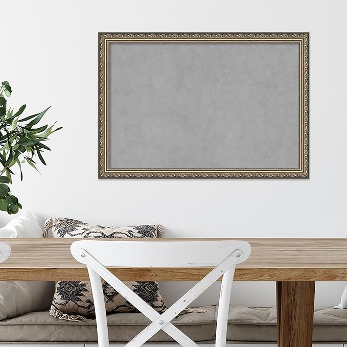 Amanti Art Silver Framed Magnetic Board 18x26 Medium Vision Board - Image 5