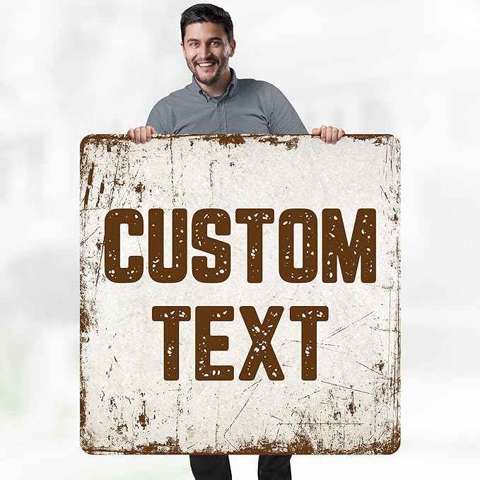 Custom Sign, Custom Street Sign, 11 Font Colors, 13 Font Styles, 4 Hole Options - Image 2