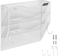 BOHDK Wall File Organizer, 3 Tire Hanging File Folder Mail Organizer, Vertical by BOHDK