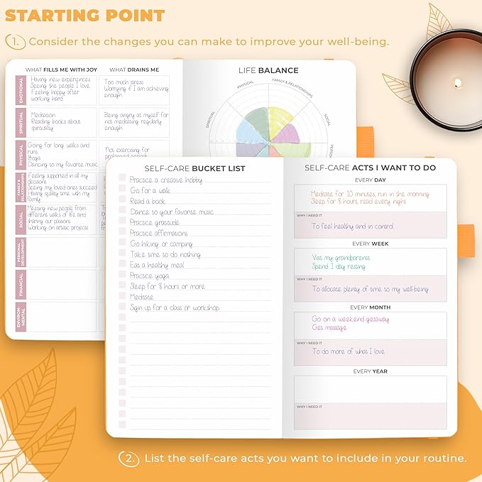 Clever Fox Self-Care Journal Pocket – Daily Reflection Notebook – Mental Health - Image 4