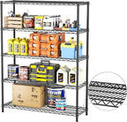 SINGAYE 5 Adjustable Heavy Duty Garage Shelving Wire Shelves Metal Standing - Image 5