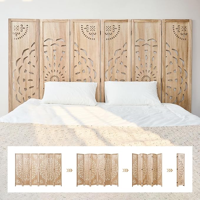 66.9Inch Wooden Room Partition - Image 2