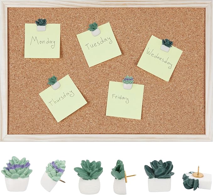30Pcs Decorative Pushpins Succulent Plants Thumb Tacks - Image 5