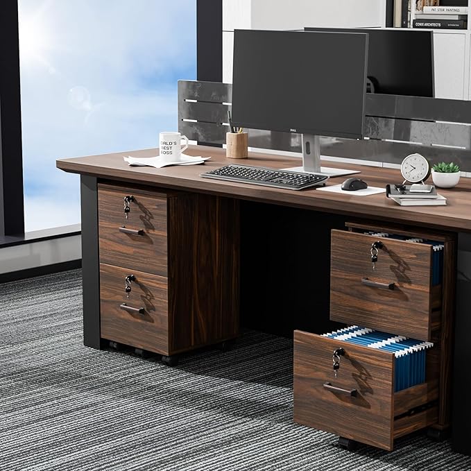 VINGLI 2 Drawer File Cabinet - Image 2
