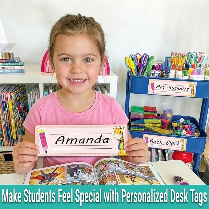 36PCS Desk Name Tags for Classroom – Student Name Plates for Classroom - Image 3