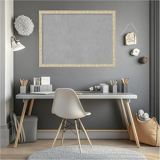 Amanti Art Silver Framed Magnetic Board 22x30 Medium Vision Board - Image 7