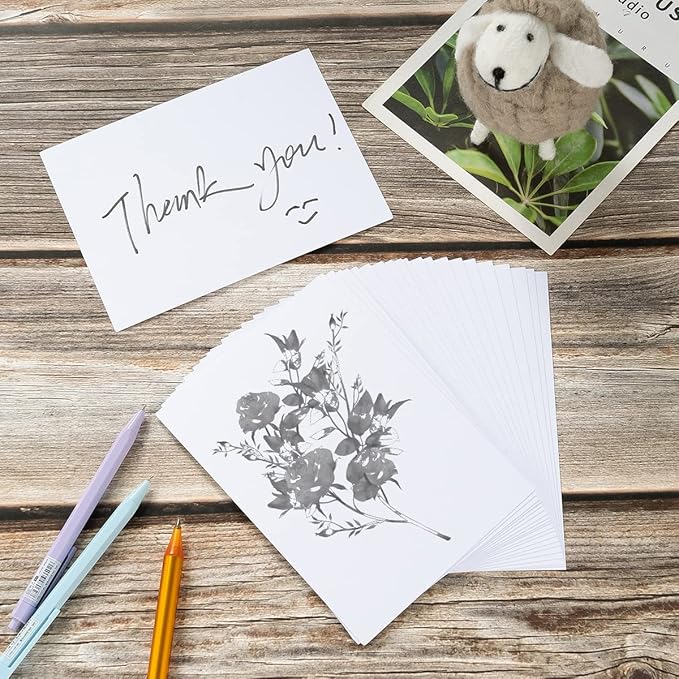 50 Sheets Blank Cardstock Paper 250 GSM Thick Heavy Cards Stock - Image 4