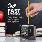Battery-Operated Electric Pencil Sharpener - Image 4