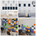 Amantech 12 Pack Acoustic Panels Self Adhesive Sound Proof Foam, High Density - Image 7