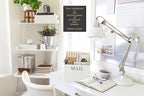 BLU MONACO | White Wooden Mail Organizer - Image 2