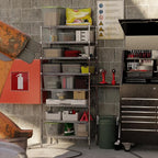 Regal Altair 21" Deep x 36" Wide x 86" Height Wire Shelving Kit | 8-Tier | NSF - Image 7