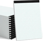 Zaviko Graph Paper Pad 8.5 x 11, 24 Pack, 4x4 Graph Ruled, Grid Paper Pad by Home