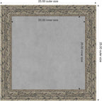 Amanti Art Silver Framed Magnetic Board 25x25 Medium Vision Board - Image 2