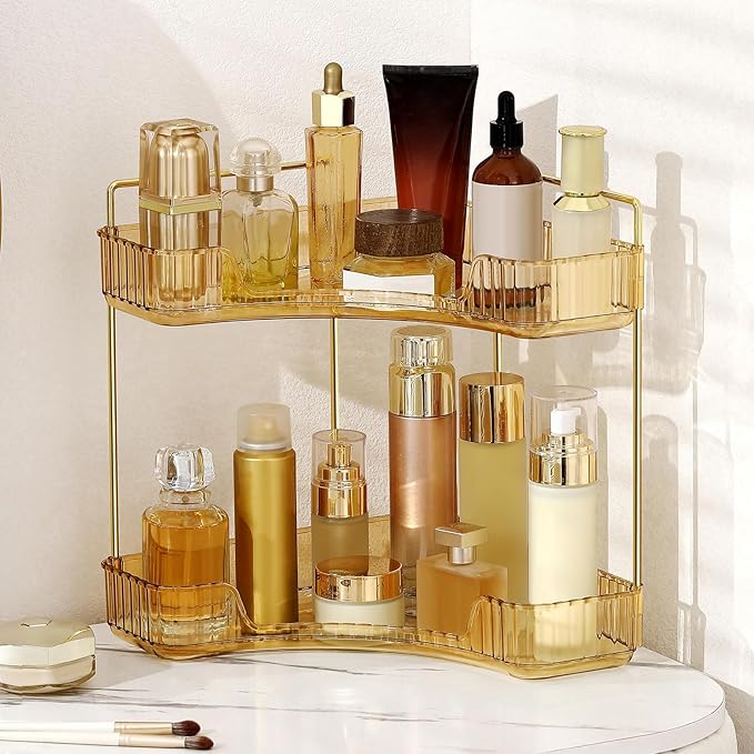 YCIA&DONE Corner Bathroom Counter Organizer, Makeup Organizer - Image 5