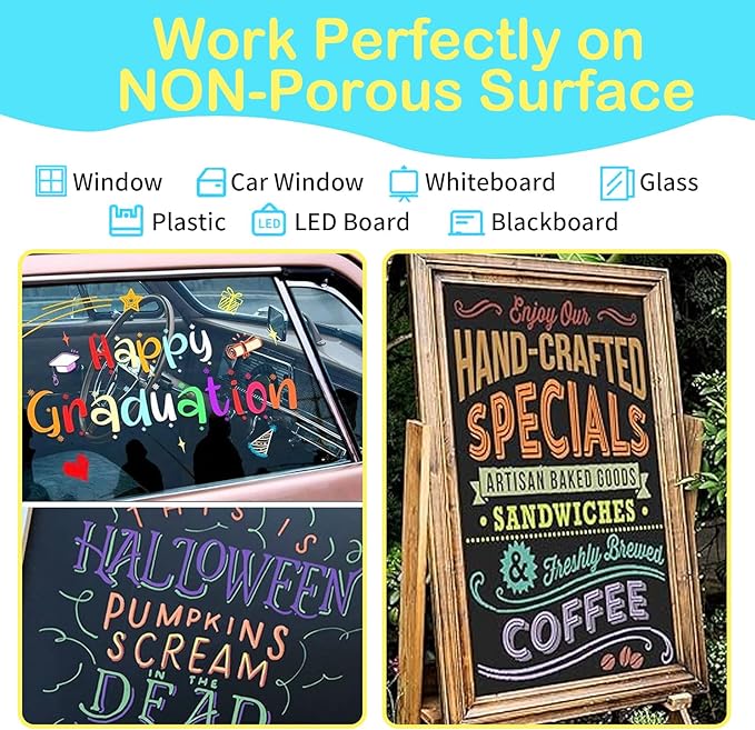 Extra Fine Tip Liquid Chalk Markers - Image 7