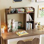 Tangkula Desktop Bookshelf, Countertop Storage Hutch - Image 5