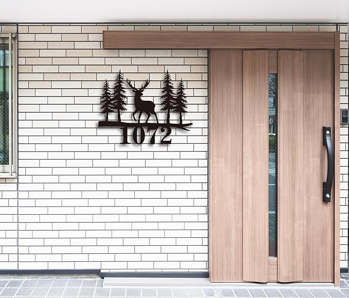 Personalized Metal Deer Address Signs - Image 5