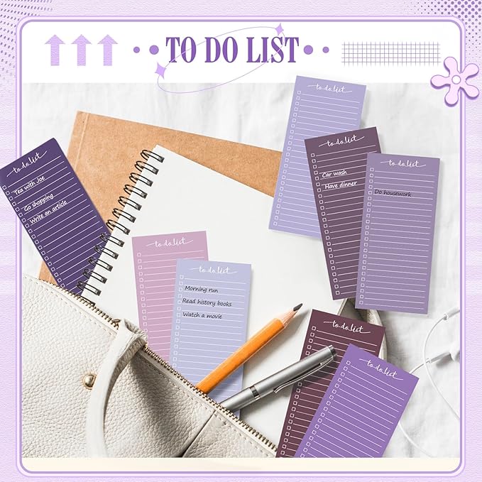 Censen 10 Pack 500 Sheets To Do List Notes Daily Checklist Notepads - Image 6