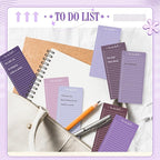 Censen 10 Pack 500 Sheets To Do List Notes Daily Checklist Notepads - Image 6