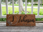 Custom Family Name Sign | Personalized Wooden Wedding Gift | Rustic Last Name - Image 5