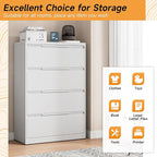Bestoo 4-Drawer Lateral File Cabinet - Image 4