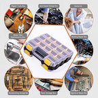 AIDY-PRO Hardware Organizer Box 34 Compartments Small Parts Organizer - Image 2