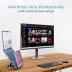 TEFONIA Adjustable Laptop Stand, 5 Slots, Aluminum Space-Saving, - Image 6