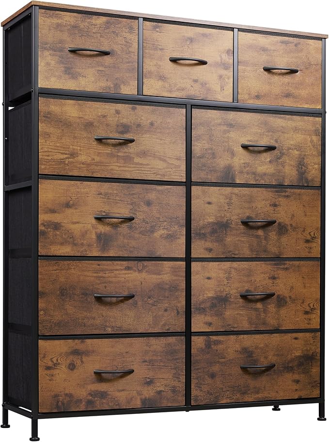WLIVE Tall Dresser for Bedroom, Fabric Dressers Storage Tower, Dresser & Chest by WLIVE