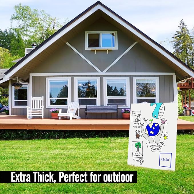 WritePads White Poster Boards 22"x28", 100 Pack, 130LB/290gsm Heavyweight - Image 9