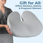 5 STARS UNITED Seat Cushion for Tailbone Pain Relief – Large Memory Foam - Image 7