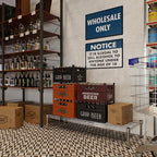 Regal Altair 18" Deep x 48" Wide x 8" Height Wire Shelving Kit | 1-Tier | NSF - Image 7