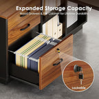 AODK 71 Inch Executive Desk, L Shaped Desk - Image 5
