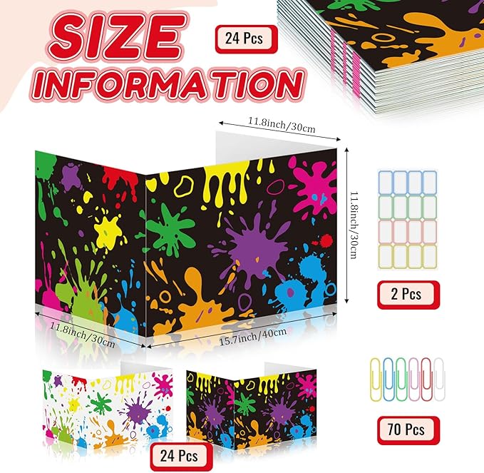 Cinrobiye 24 Pcs Inspirational Privacy Folders Standard - Image 2