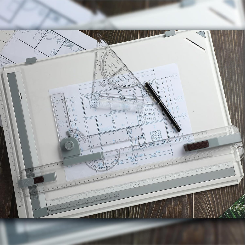 zonon a4 portable drawing board, multi-function metric drafting, main product view